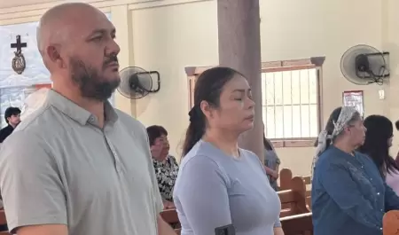 Patricia Duarte en misa por el 17 aniversario de la tragedia de la Guarder�a ABC