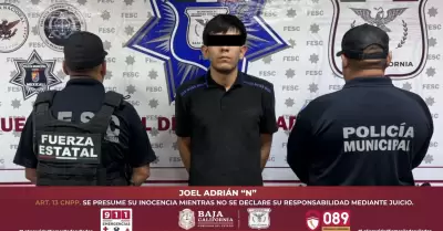 Detenido en operativo en el Valle de Mexicali