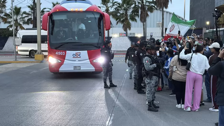 Selecci�n de futbol de Ir�n ya est� en Tijuana para afrontar el Mundial 2026