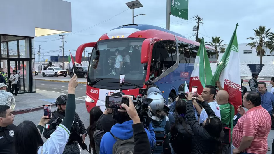 Selecci�n de futbol de Ir�n ya est� en Tijuana para afrontar el Mundial 2026