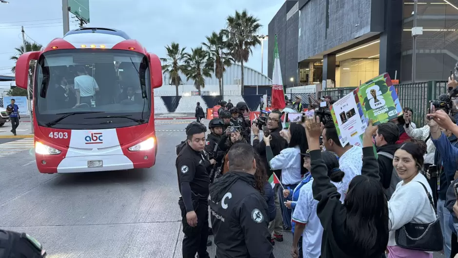 Selecci�n de futbol de Ir�n ya est� en Tijuana para afrontar el Mundial 2026