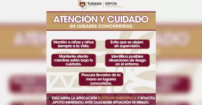 Invitan a reforzar la supervisi�n de ni�as y ni�os en lugares concurridos