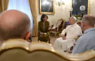 Le�n XIV recibe en Madrid a v�ctimas de abusos sexuales en la Iglesia
