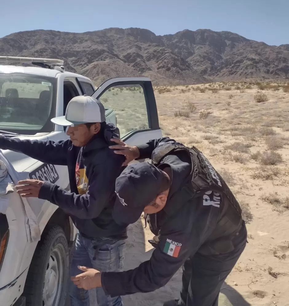 Rescatan a persona vulnerable cerca de la frontera