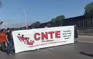 VIDEO: Maestros de la CNTE marchan hacia el Aeropuerto de Tijuana y bloquean acceso vial