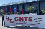 Tras bloqueo al Aeropuerto de Tijuana, CNTE BC anuncia que volver�n a bloquear garita del Chaparral