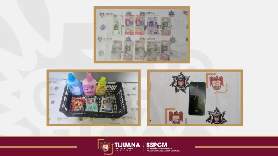 Detienen a dos presuntos responsables de extorsi�n y robo con violencia a comercio en Tijuana