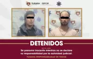 Detienen a dos presuntos responsables de extorsi�n y robo con violencia a comercio en Tijuana
