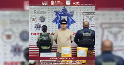 Detiene Fuerza Estatal a "El �o�o", objetivo prioritario en el Valle de Mexicali