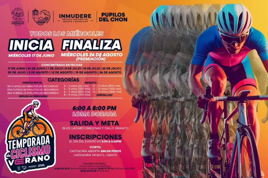 Temporada de Ciclismo Verano 2026