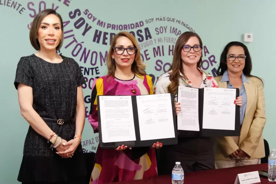 Convenio para reforzar el acompa�amiento legal de mujeres v�ctimas en Baja California