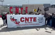 CNTE amenaza con no quitar bloqueo de la Fast Lane de la garita de exportaci�n en Otay hasta ser recibidos por autoridades estatales
