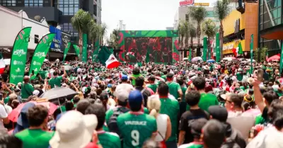 Vive la afici�n el arranque del Mundial 2026 en el Baja Fut Fest con victoria de