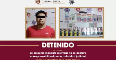 Presunto responsable de robo con violencia a tienda Oxxo en Campestre Mur�a