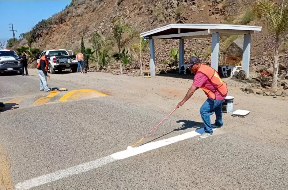 Acciones de mejoramiento vial en las delegaciones