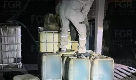 Aseguramiento de 23 mil litros de hidrocarburo.