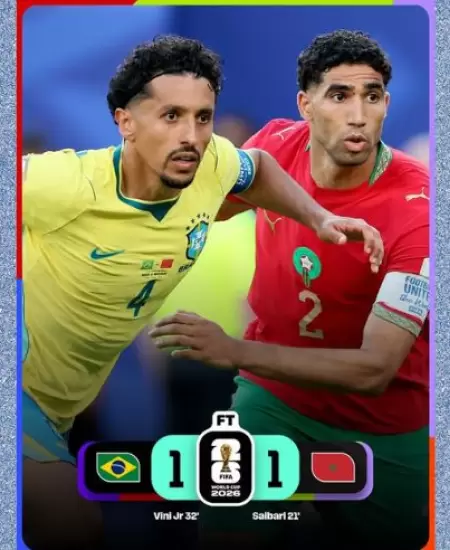Brasil empata con Marruecos