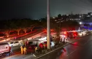 Seis lesionados en choque sobre Rosas Magall�n; otra volcadura deja un joven herido