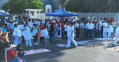 Manifestaci�n Issste en Hermosillo