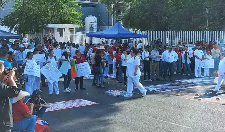 Manifestaci�n Issste en Hermosillo