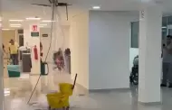 Lluvias provocan filtraciones en el Hospital Universitario