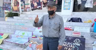 Manifestantes en el Congreso de Sonora