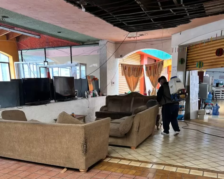 Acciones sanitarias en albergue "Border Line" para proteger la salud de poblaci�n migrante