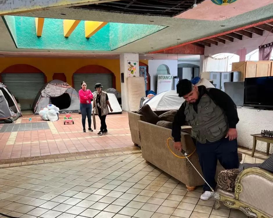 Acciones sanitarias en albergue "Border Line" para proteger la salud de poblaci�n migrante