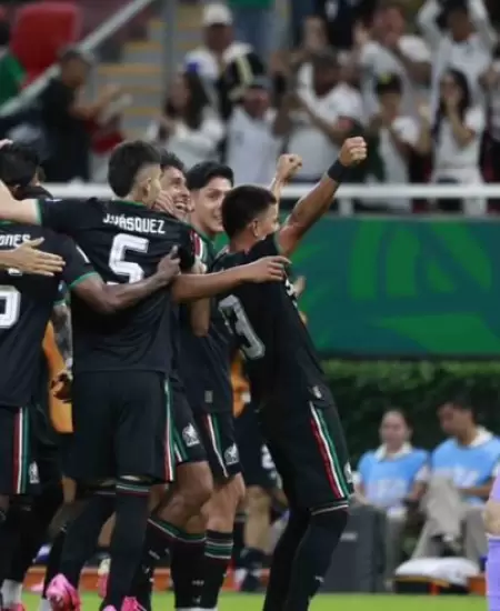 Partido entre las selecciones de M�xico y Corea del Sur en el estadio Guadalajar