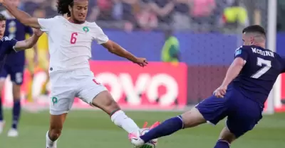 Marruecos se impuso 1-0 a Escocia