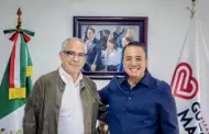Se re�ne Alfredo �lvarez con alcalde de Gustavo A Madero