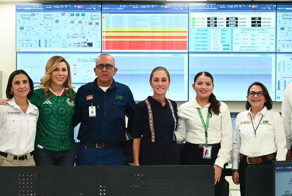 Inaugura Claudia Sheinbaum central de ciclo combinado de CFE en Mexicali