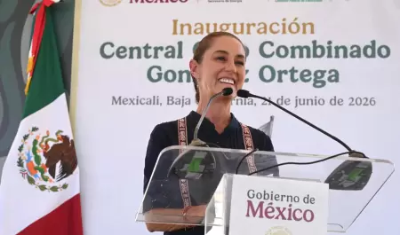 Inaugura Claudia Sheinbaum central de ciclo combinado de CFE en Mexicali