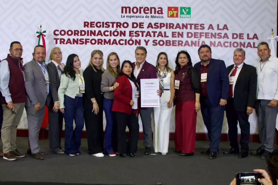 Ruiz Uribe formaliza su registro como aspirante a la Coordinaci�n de la Defensa de la Transformaci�n en Baja California