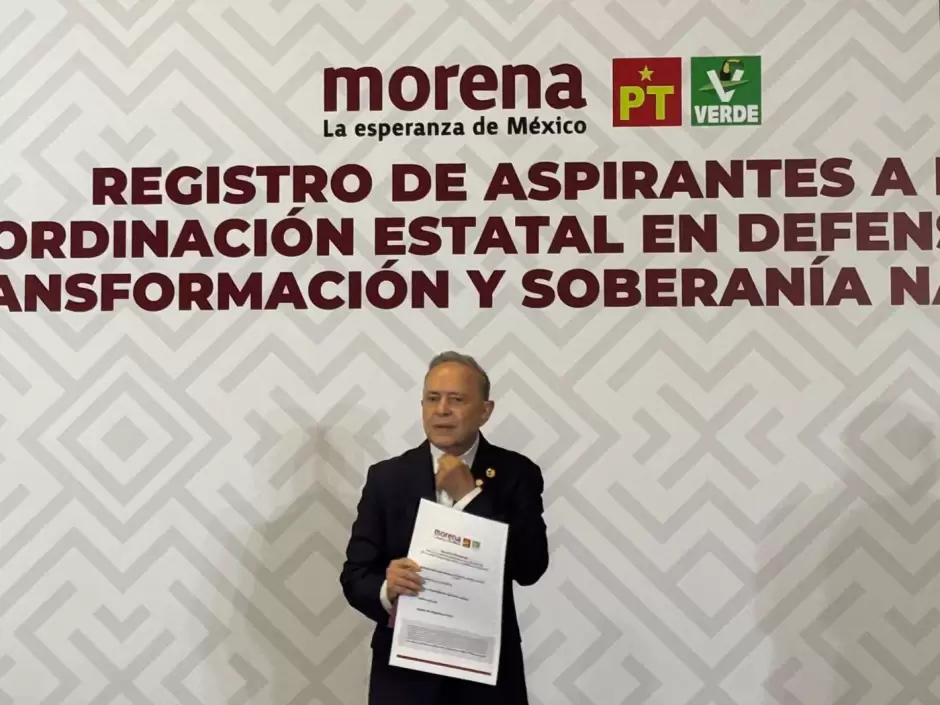 Nueve aspirantes de Morena, PT y Verde se registran para la gubernatura de BC