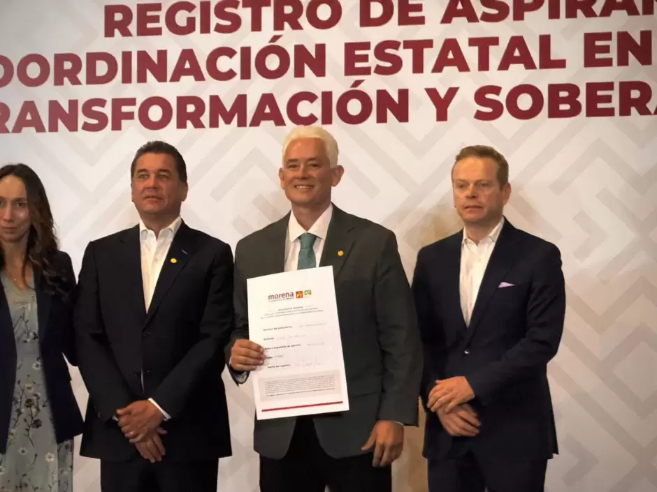 Nueve aspirantes de Morena, PT y Verde se registran para la gubernatura de BC