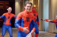 Tom Holland pierde concurso de imitadores de Spider-Man
