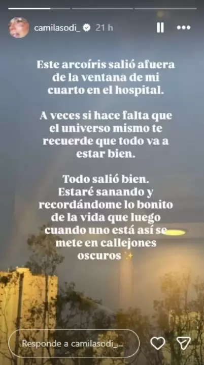 Camila Sodi confirma que fue sometida a una histerectom�a