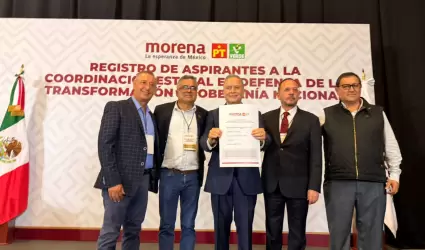Castro Trenti se registra como aspirante a la coordinaci�n estatal de Morena en 