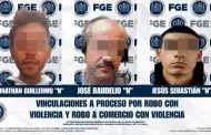 Obtiene fiscal�a regional tres vinculaciones a proceso por delitos de robo con violencia y robo a comercio con violencia