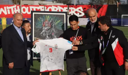 Ir�n cierra preparaci�n en Tijuana rumbo a su duelo contra Egipto entre homenaje
