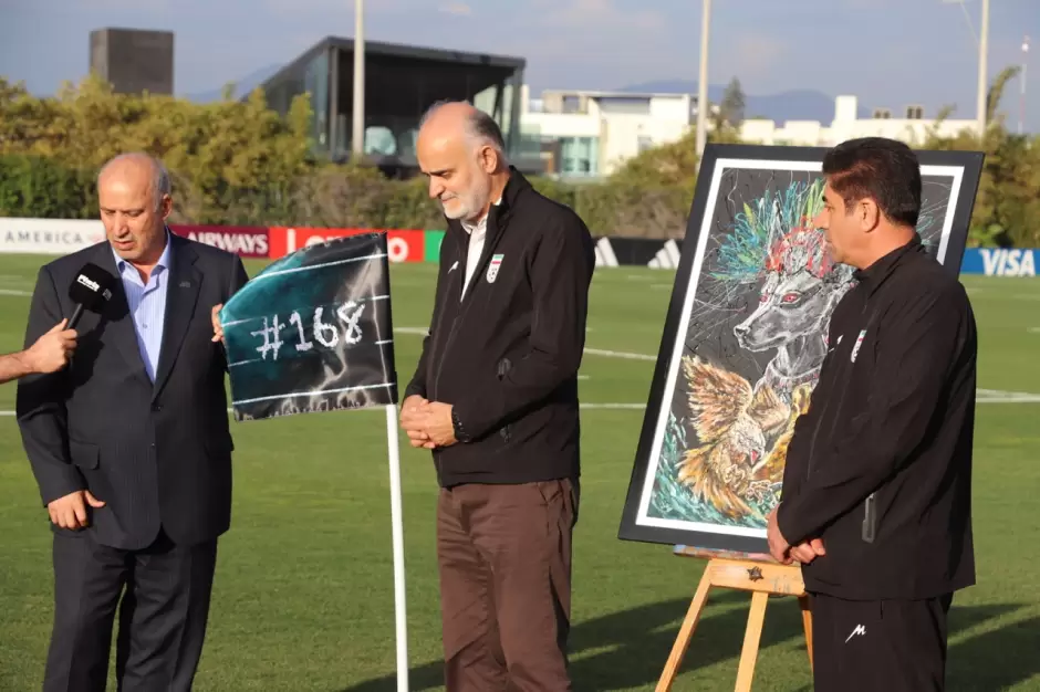 Ir�n cierra preparaci�n en Tijuana rumbo a su duelo contra Egipto entre homenajes e intercambio de reconocimientos