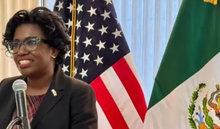 Michelle Ward, c�nsul de Estados Unidos en Nogales