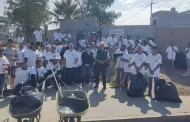 Asociaci�n de comerciantes Fern�ndez de Ceballos realiza jornadas de limpieza mes a mes desde hace 14 a�os, Ayuntamiento de Tijuana colabora con dicha