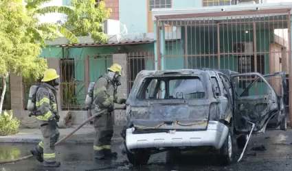 Incendio de auto