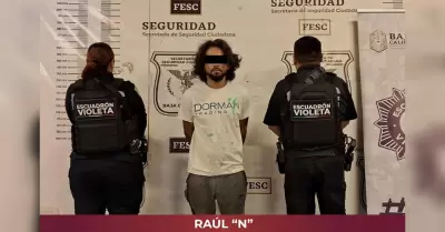 Rescata Escuadr�n Violeta a mujer en situaci�n de riesgo y arresta a agresor