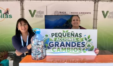 Jornada de acopio "Baja las Pilas" en Parque Morelos