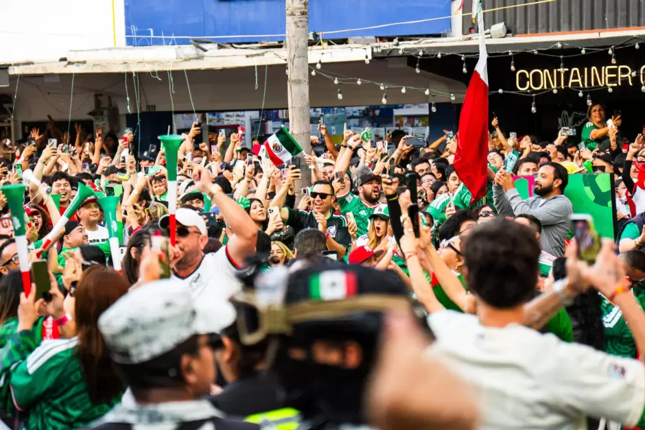 Baja California celebra triunfo de M�xico ante Chequia en el Baja Fut Fest