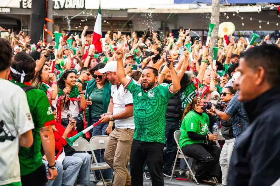 Baja California celebra triunfo de M�xico ante Chequia en el Baja Fut Fest