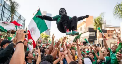 Baja California celebra triunfo de M�xico ante Chequia en el Baja Fut Fest